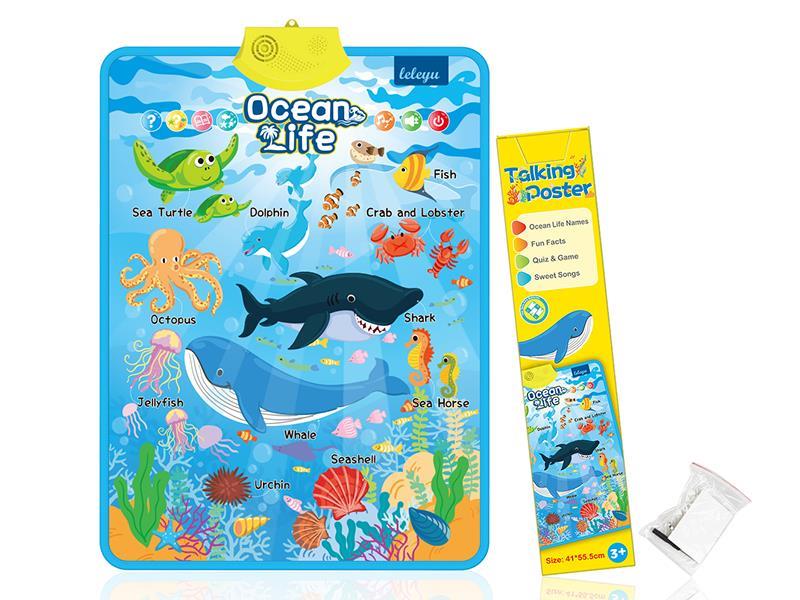 Ocean Wall Chart With  Sound