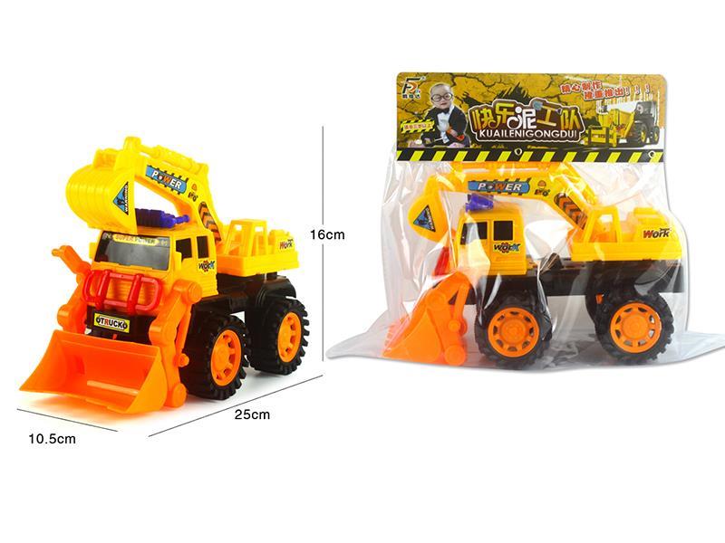 Slide Excavator + Shovel Engineering Truck