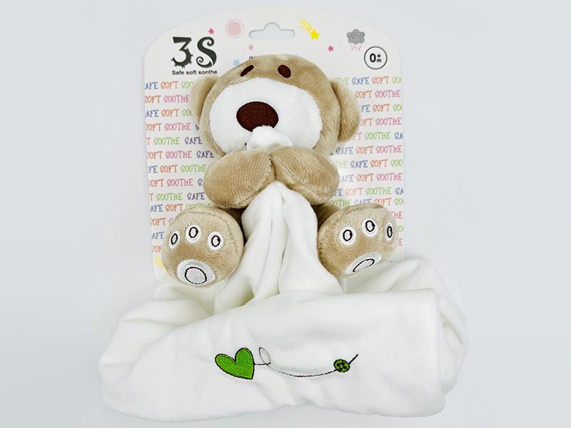 Plush Bear Baby Soothing Toy