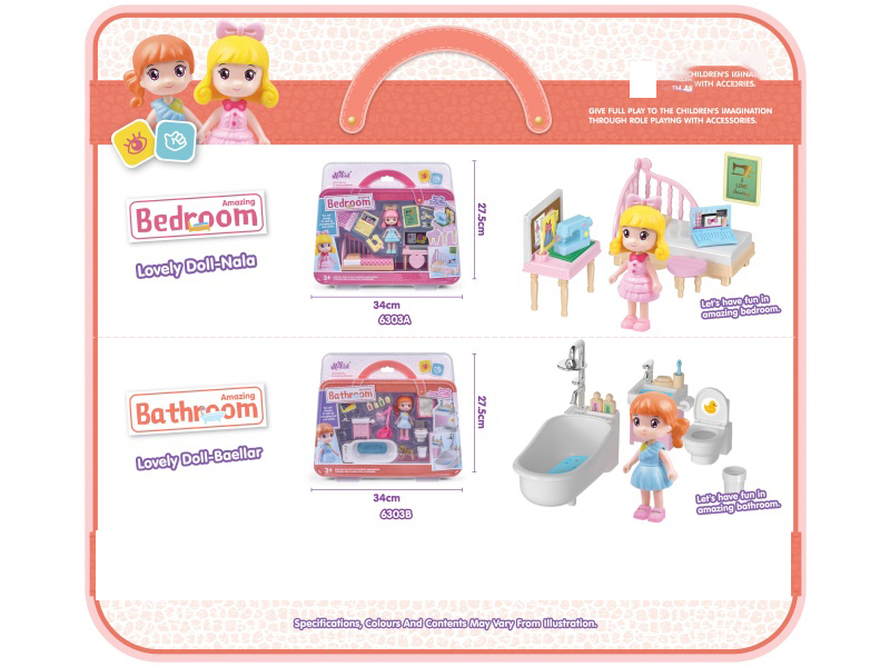 Dreamy Little Bedroom A Dreamy Little Bathroom B