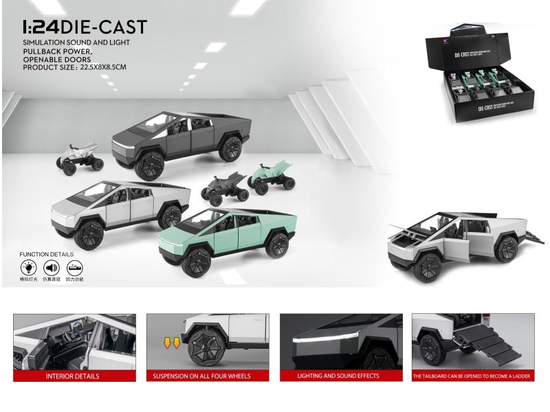 1:24 Tesla Pickup Truck