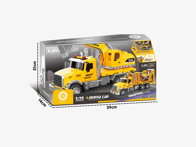 Inertial A Car Sound And Light Excavator Car With Spray