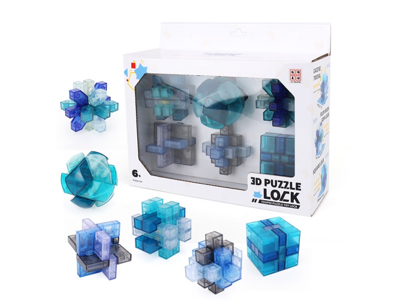 Six Sets Of Lu Ban Lock Sets