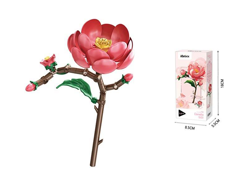 Camellia Flower Building Blocks 63pcs