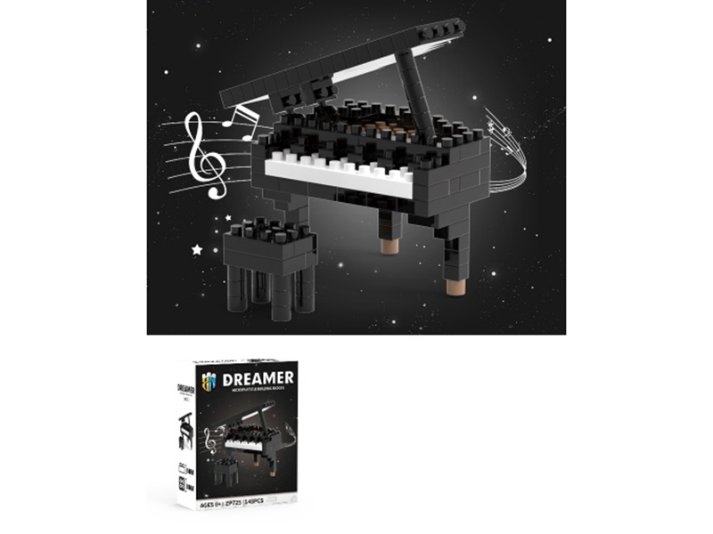 Musical Instrument Series Building Block Piano 148 PCS