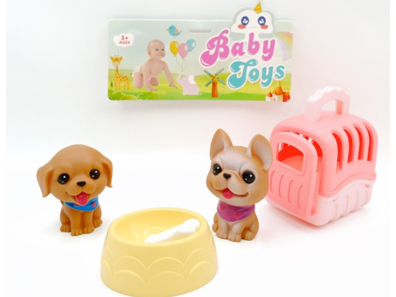 Vinyl Big Dog Cage Set With Bb Whistle (Big Dog 6 /12 Color Mix)