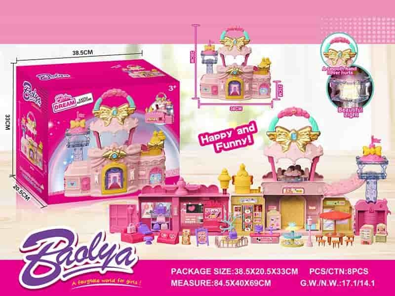 Castle Scene Play House Toys