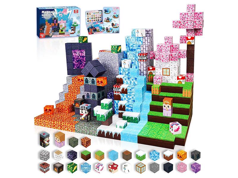 Magma Forest Magnetic Cube Building Blocks - 150pcs