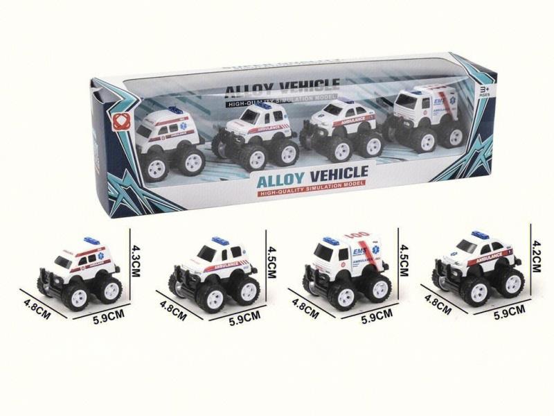 4 Pieces Of Huili Medical Care Alloy Carts