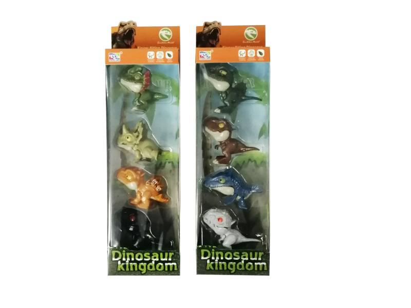 4 Pcs Of Hand-Biting Dinosaur