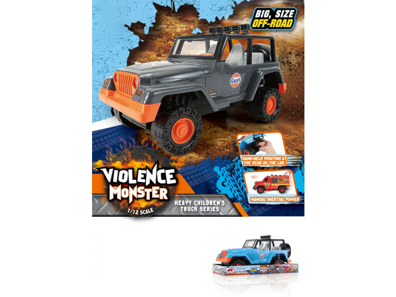 1:12 Hot Wheels Jeep Inertia Car