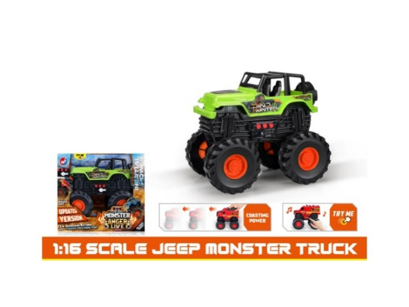 1:16 Hot Wheels Military Hummer Inertia Vehicle [With Lights And Music]