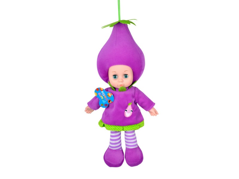 14-Inch Eggplant Music Doll (Opp Bag)