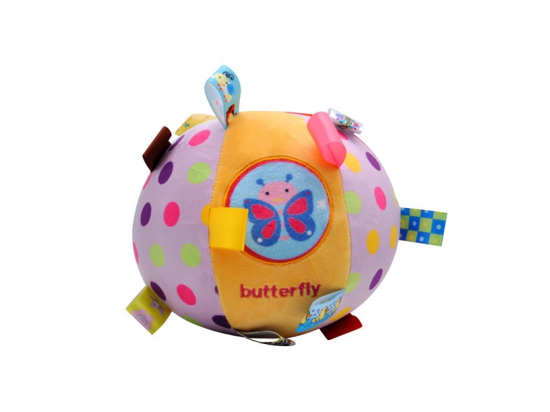 Baby Comfort Bell Butterfly Hand Grab Ball