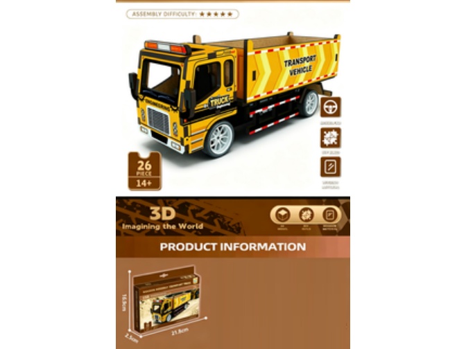 3D Jigsaw Puzzle Series: Transport Vehicle