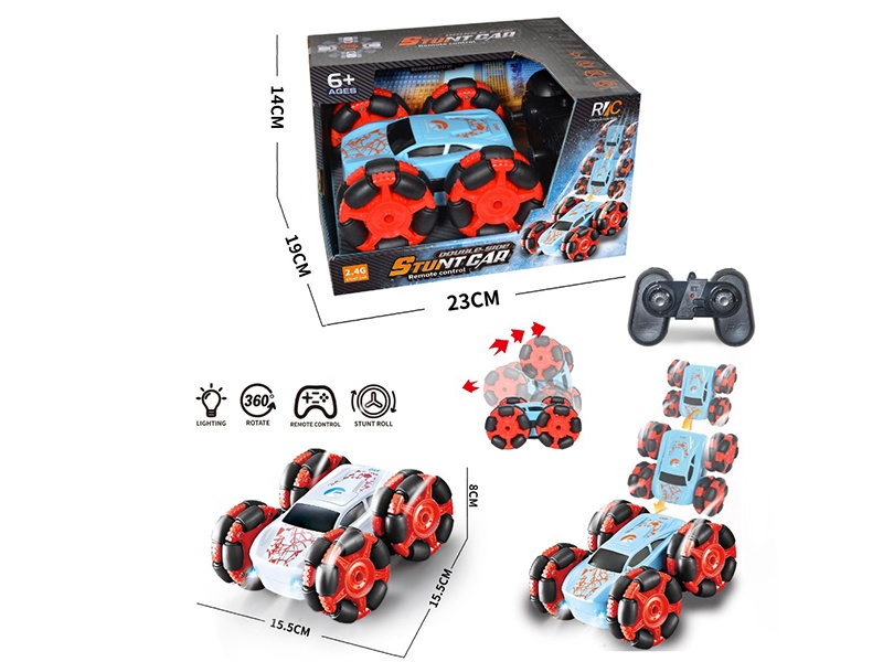 2.4G Remote Control Double-Sided Stunt Car(Omni-directional wheel)
