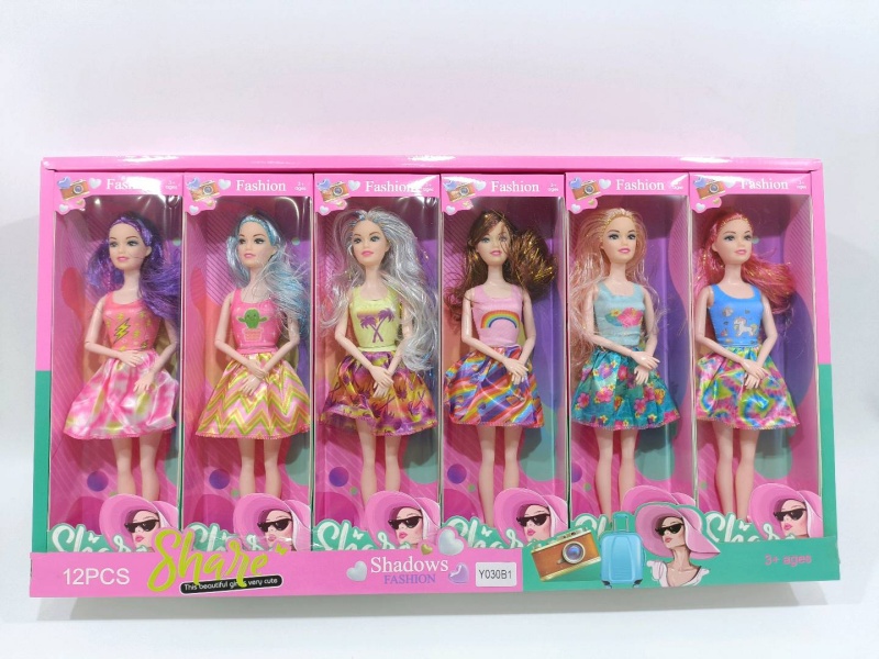 11 "Full-Body 9-Joint Doll (12Pcs)