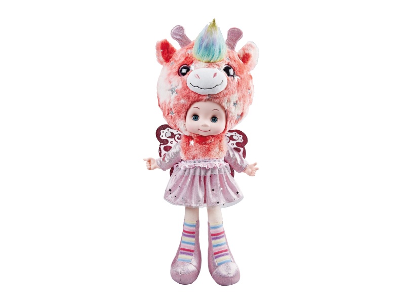 21-Inch Deer Unicorn Voice-Controlled Music Doll (Color Bag)