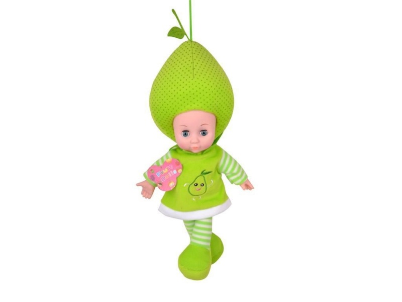 14-Inch Pear Fruit Doll With Music