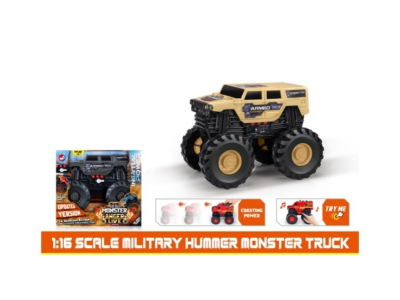 1:16 Hot Wheels Tiger Tractor Inertial Car [With Lights And Music]