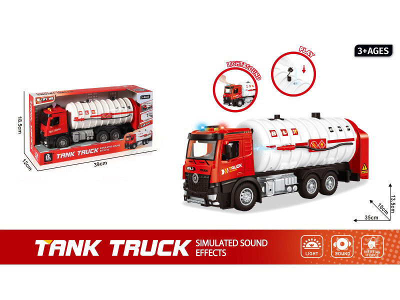 Sound And Light Inertial Openable Oil Tanker (Package 3*Ag13)