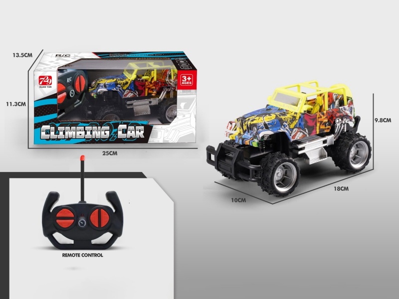 1:22 Graffiti Remote Control Cross Country Car