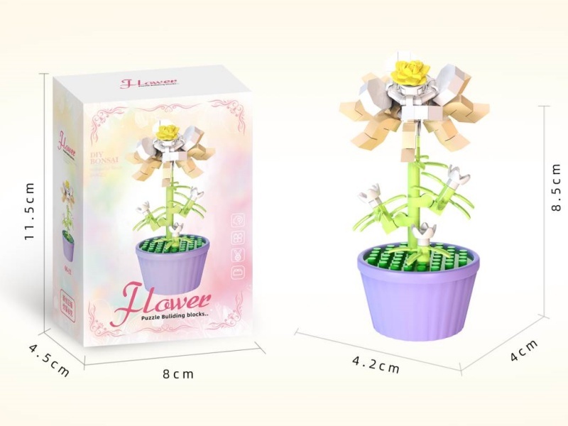 Building Blocks: 90 PCS Of Night-Blooming Cereus