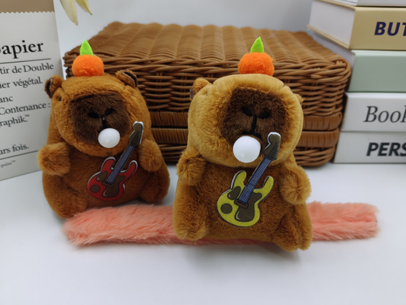Capybara Plush Snap Bracelets