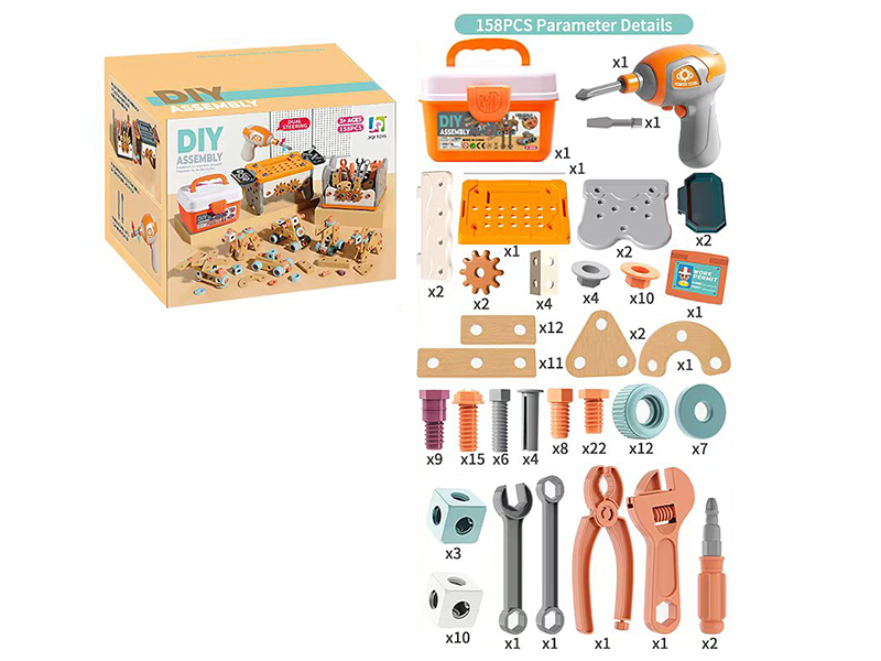 DIY Assembly Tools Set 158pcs