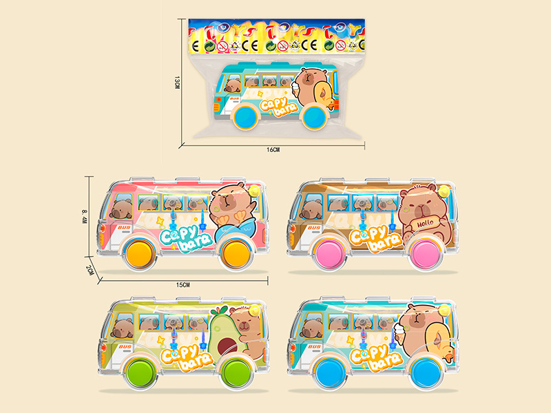 Capybara Transparent Bus Water Game Toy