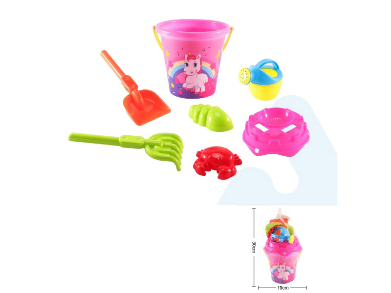 Large Unicorn Beach Bucket