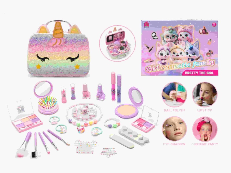Makeup Accessories Manicure Grooming New E-Commerce Unicorn Handbag DIY Set