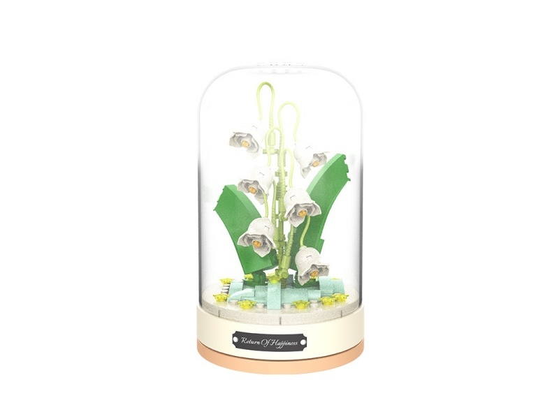 Building Blocks Flower Music Box 91PCS