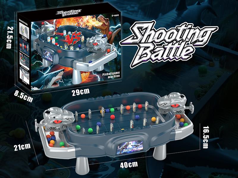 Dinosaur Shooting Battle Pinball Game Machine