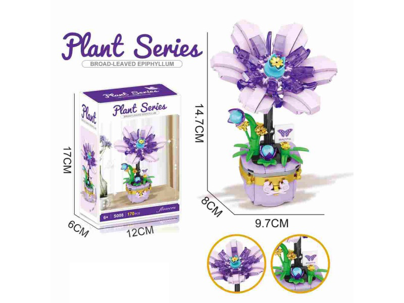 Building Blocks Night-Blooming Flower 170Pcs- Flower Series