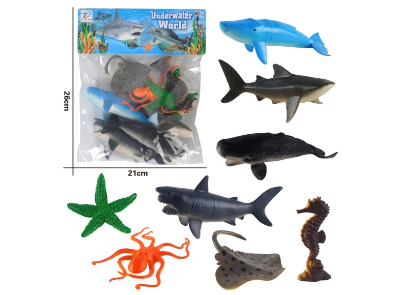 Pvc Simulates Ocean 8Pcs