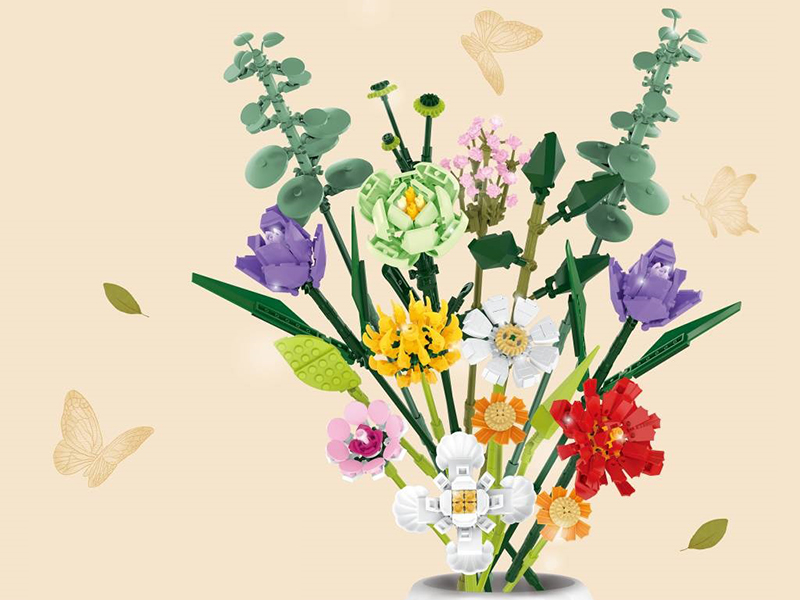 Building Blocks Bouque 836pcs