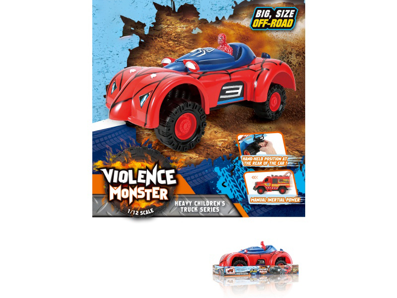 1:12 Hot Wheels Spider-Man Inertia Car