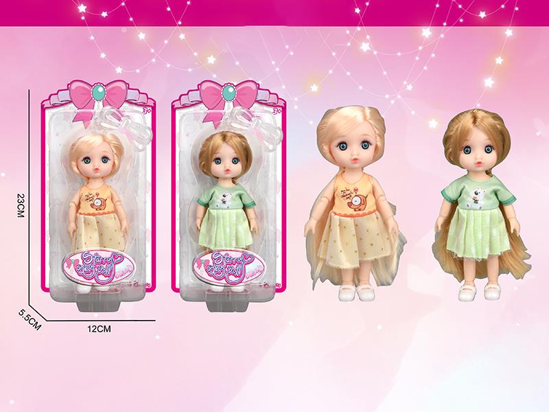 6 Inch 12-Joints Fashion Doll