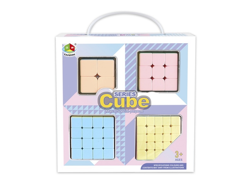 Macaron Color Rubik's Cube 4pcs
