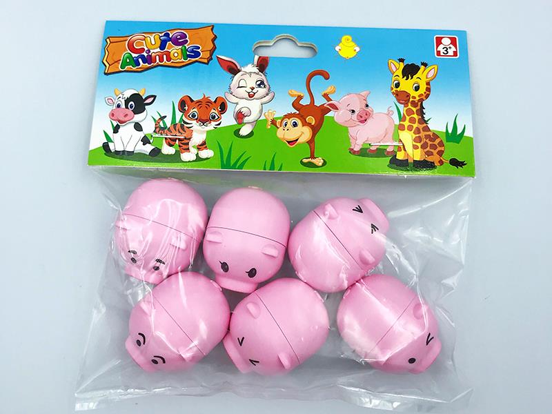 Pull Back Cute Pig Toys