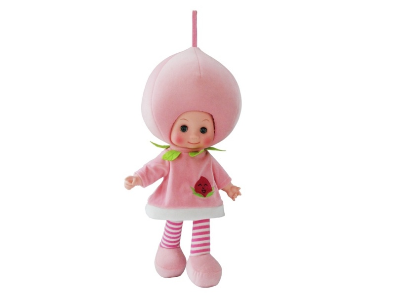 18-Inch Peach Music Doll (Opp Bag)