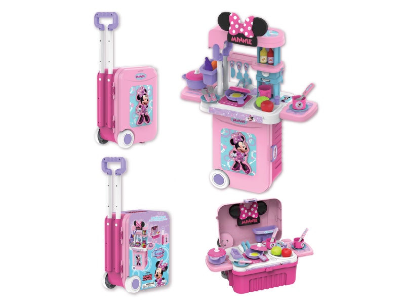 Minnie Series 3-In-1 Kitchen Toy Travel Case