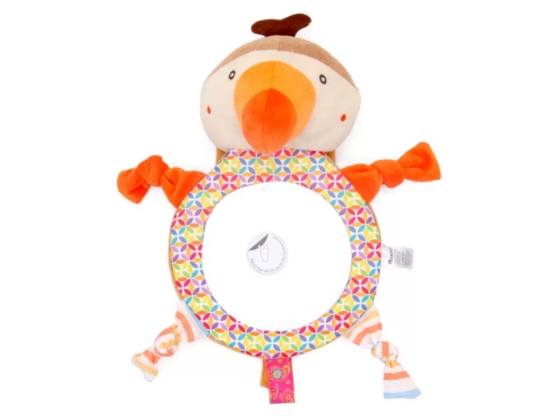Bird Baby Plush Rearview Mirror