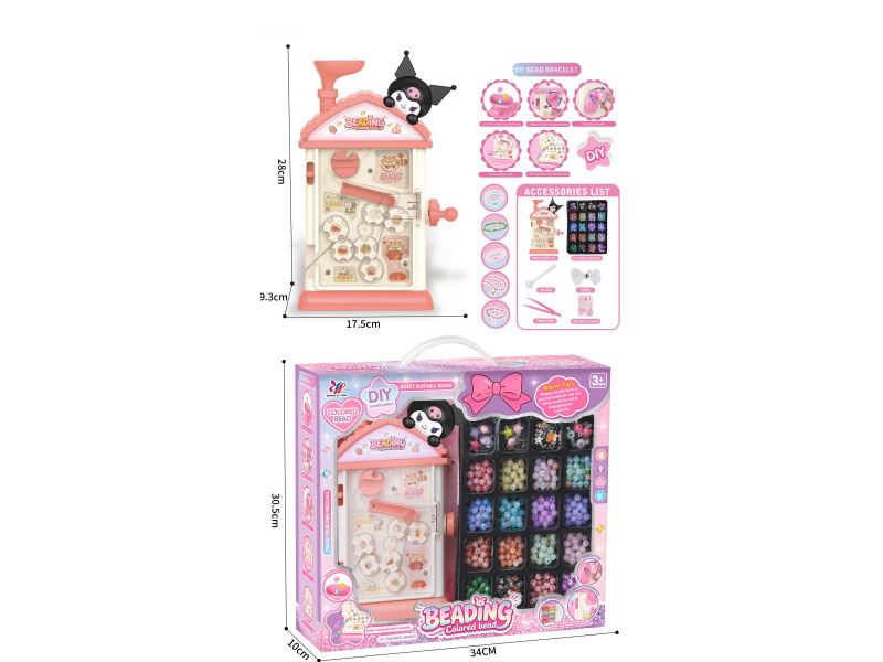Pink Peach Koroimi Beading Machine