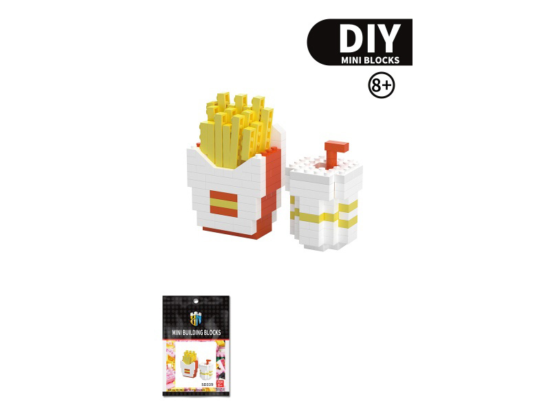 Food Series - 198PCS Of French Fries Building Blocks