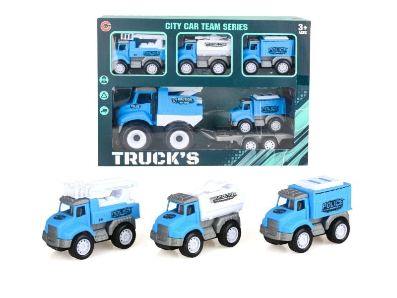 Inertial Police Car +4 Inertial Vehicles