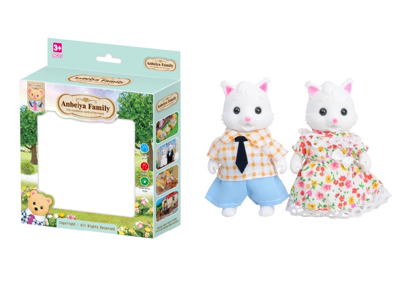 2pcs squirrel doll toy