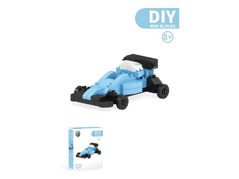 Kart Block Car Series 108 PCS