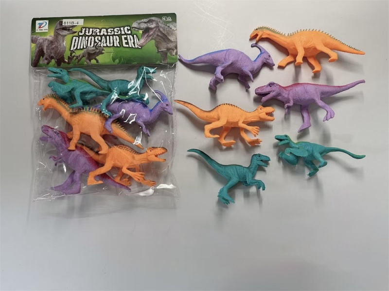 Pvc Dinosaur Set 6Pcs